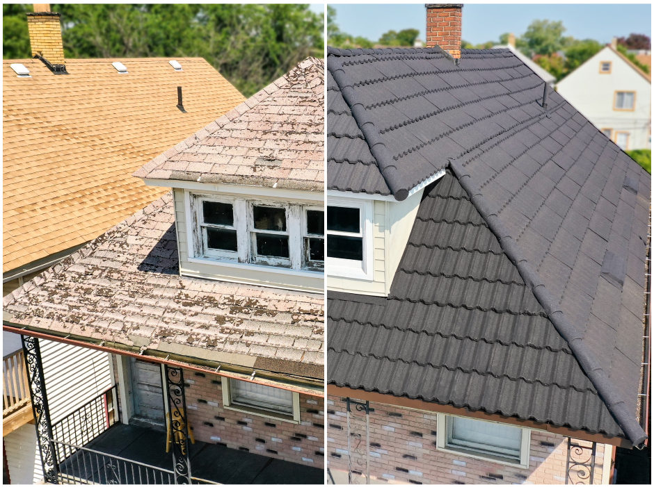 Before and After Roofing